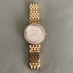 Michael Kors Darci Logo Watch, Rose Gold - Gently Used